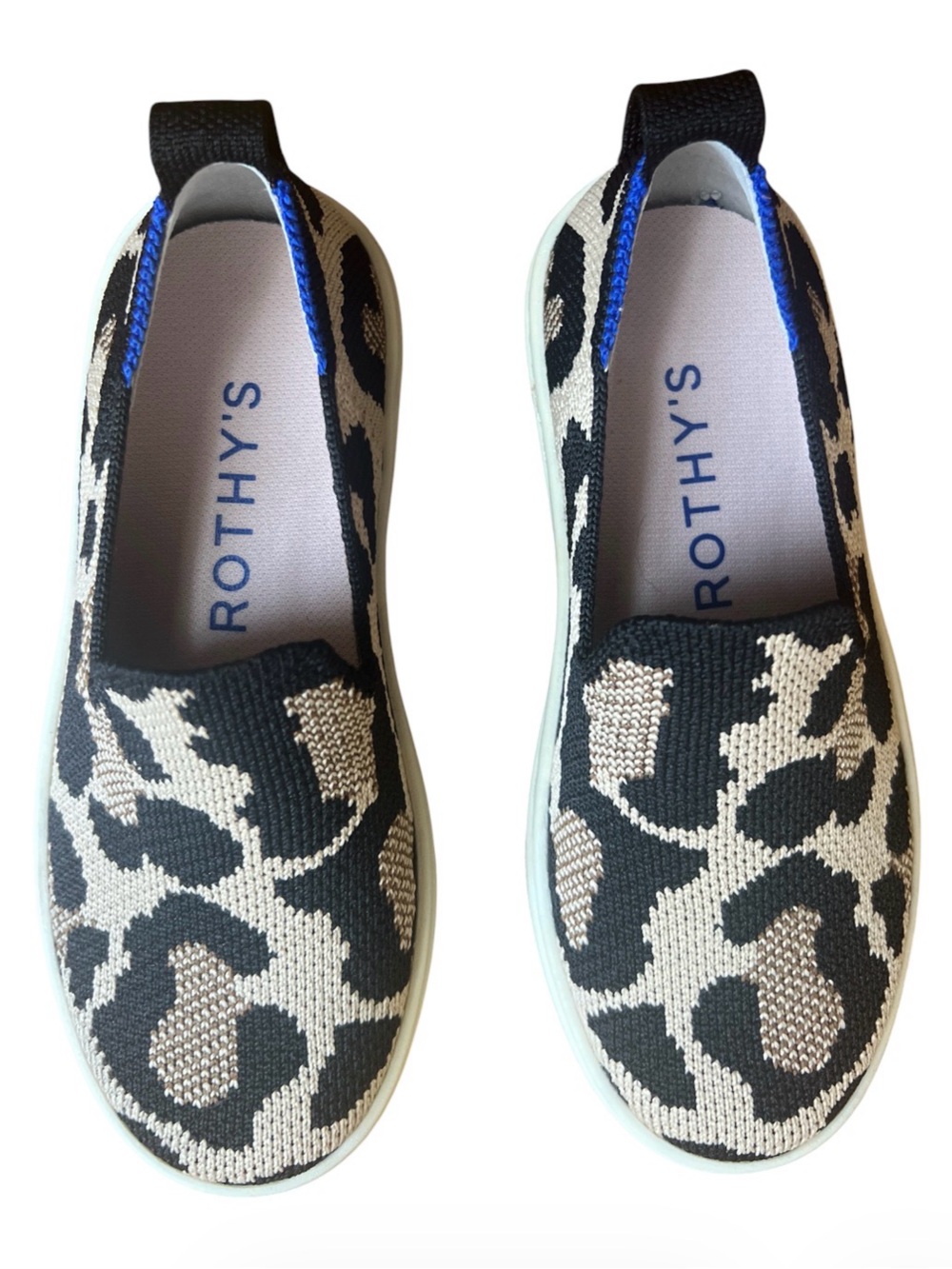 Rothy's Kids Sneaker - Leopard Print  - Toddler Size 11 - EUC
